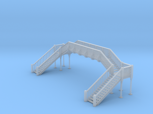 Footbridge N Scale in Tan Fine Detail Plastic