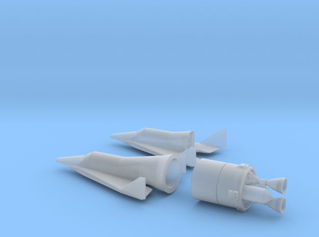 1/200 BOEING X-20 DYNA SOAR SPACE PLANE  in Tan Fine Detail Plastic