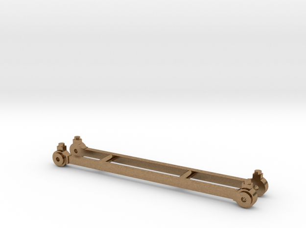 Coupling rods for North Staffordshire Railway B cl in Natural Brass