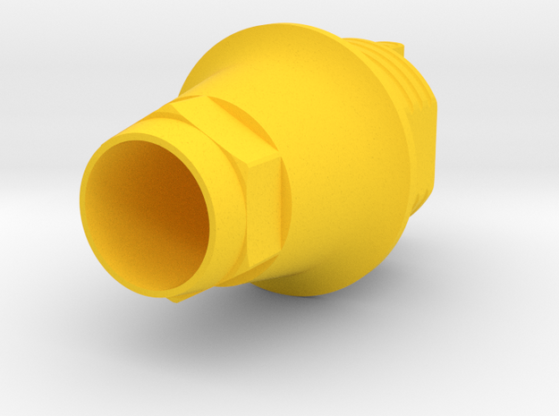 DIO Replica UF RPX6 - IND3DUFHRPX6-1 in Yellow Processed Versatile Plastic