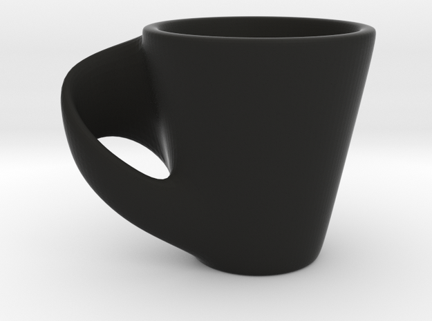 Espresso Cup in Black Natural Versatile Plastic