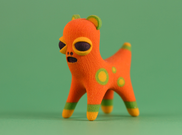 Orange Spotted Animal in Full Color Sandstone
