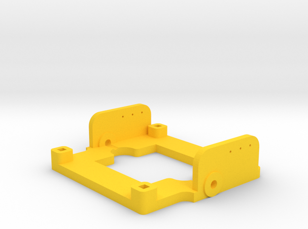 Tilt Frame for 32x32 cameras in Yellow Processed Versatile Plastic