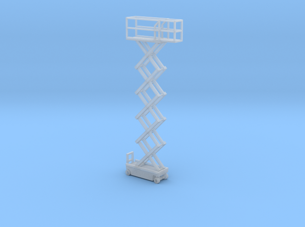 1:160 N Scale Scissor Lift - Fixed Position in Smooth Fine Detail Plastic