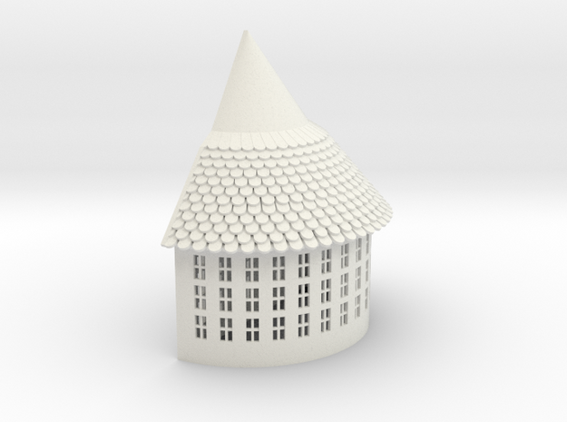 Tower Sample  1 in White Natural Versatile Plastic