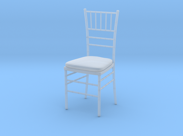 Chiavari Chair 1:24 in Tan Fine Detail Plastic