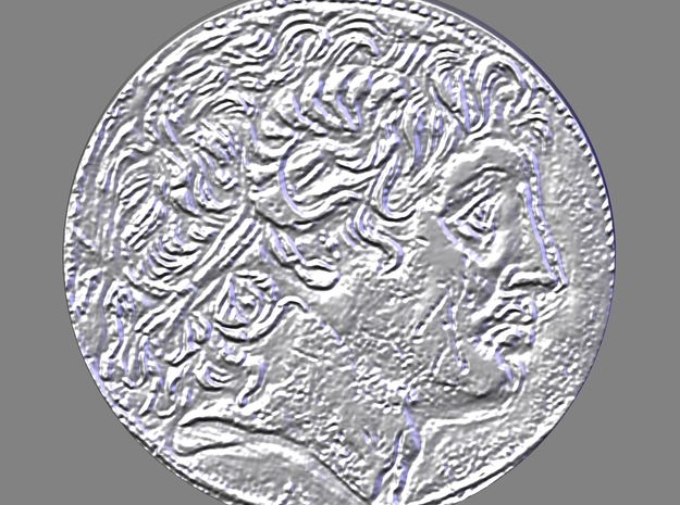 Alexander The Great Coin in Natural Silver