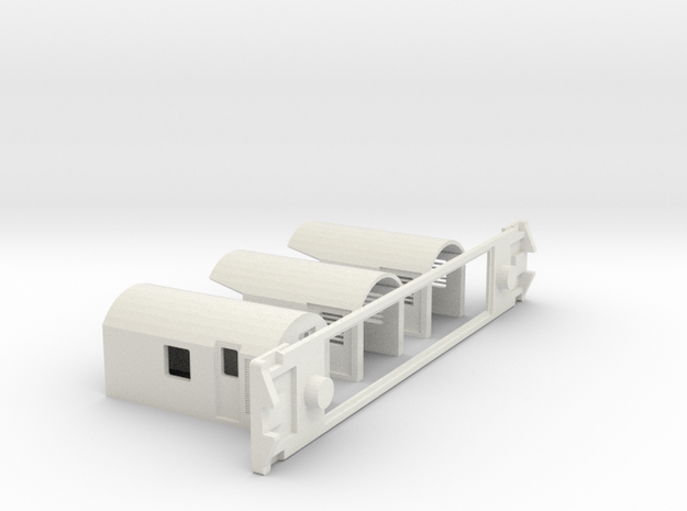 AG Centre Generator, NZ, (OO Scale, 1:76) in White Natural Versatile Plastic