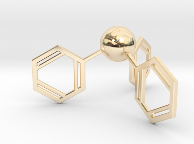 Triphenylphosphine in 14K Yellow Gold