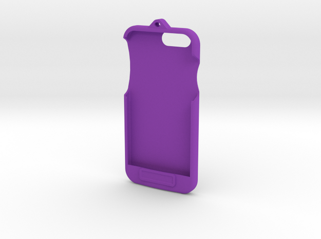 iPhone 6 - LoopCase w FlexFace Button in Purple Processed Versatile Plastic