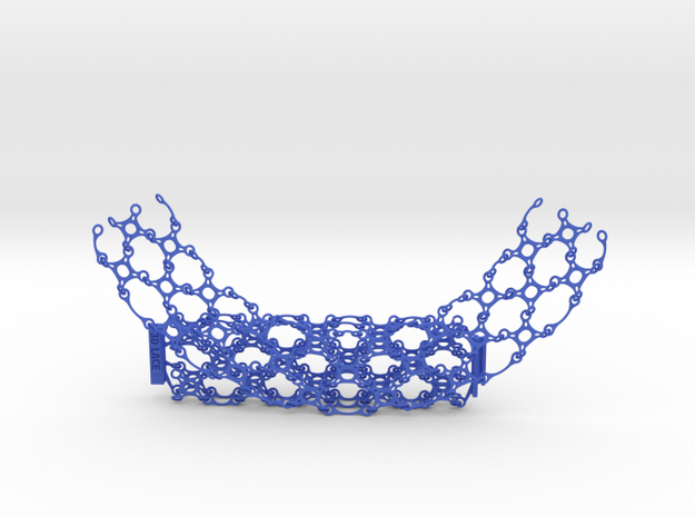 3DLACE in Blue Processed Versatile Plastic