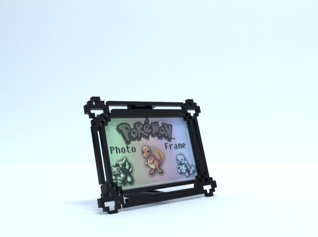 Pokemon Photo Frame (2x3) in Black Natural Versatile Plastic