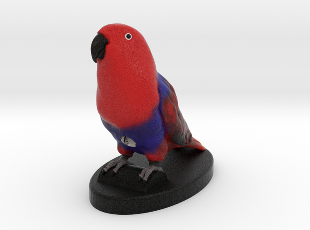 Custom Bird Figurine - Ruby in Full Color Sandstone