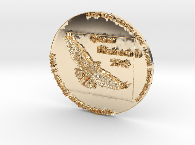 Queen Elizabeth II - Royal NZ Gold Reserve 2015 Co in 14K Yellow Gold