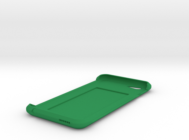 iPhone 6 Case w/ Hidden Card Slot in Green Processed Versatile Plastic