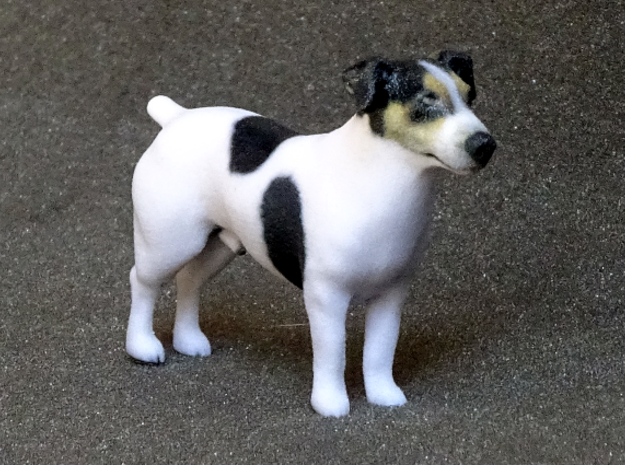 Standing Jack Russell Terrier in Full Color Sandstone