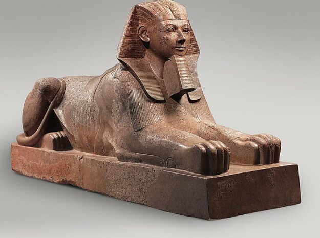 Hatshepsut Sphinx - Antiques in White Natural Versatile Plastic