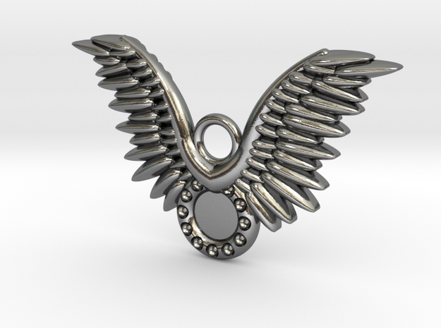 Wings in Polished Silver