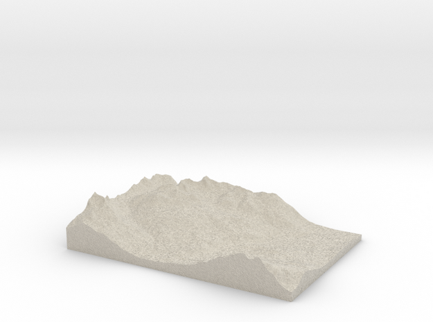 Model of Zaivias in Natural Sandstone