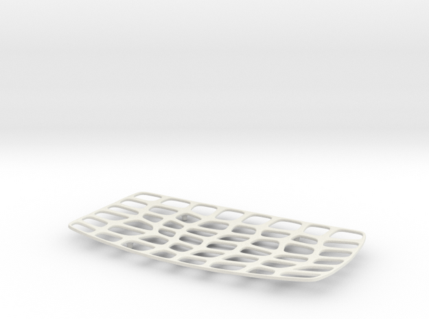 Platter - 01 in White Natural Versatile Plastic
