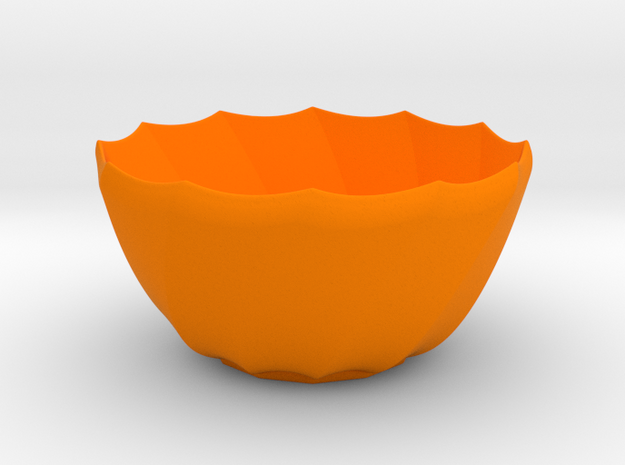 0202 Model (12.5cm,6.25cm) #004 in Orange Processed Versatile Plastic