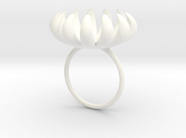 opening bloom ring in White Processed Versatile Plastic