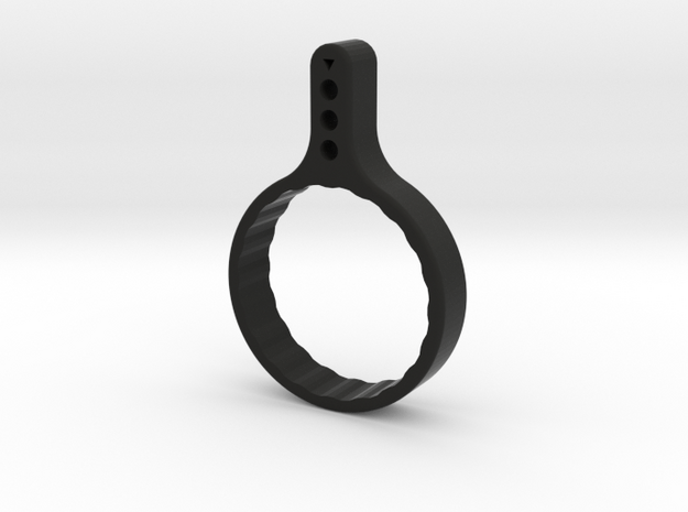 Throw Lever in Black Natural Versatile Plastic