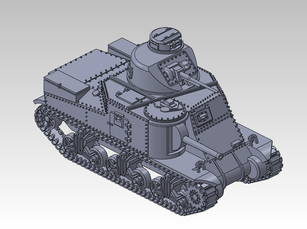 1/144 M3 LEE Medium Tank  in Smooth Fine Detail Plastic