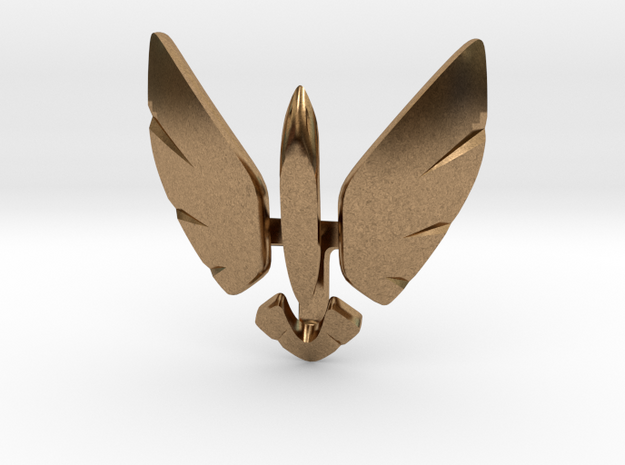 Eagle Jet Moded pendant in Natural Brass