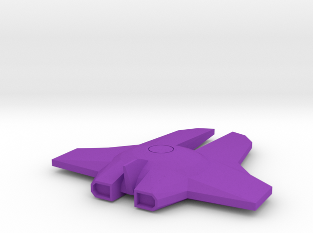Starship in Purple Processed Versatile Plastic