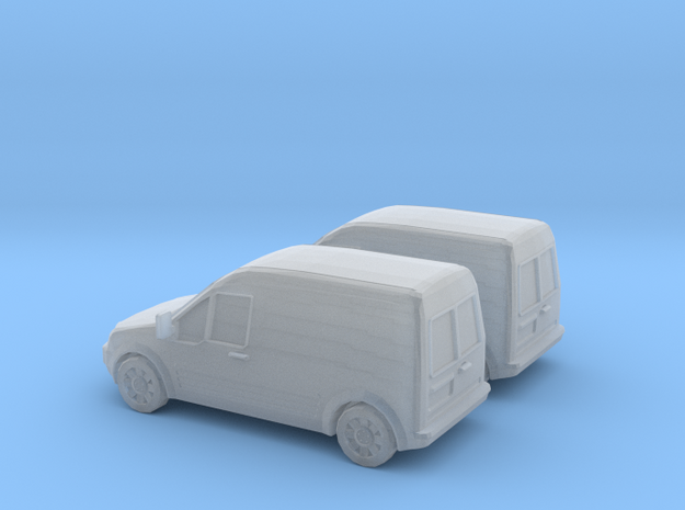 1/160 2002-08 2X Ford Transit Connect in Tan Fine Detail Plastic