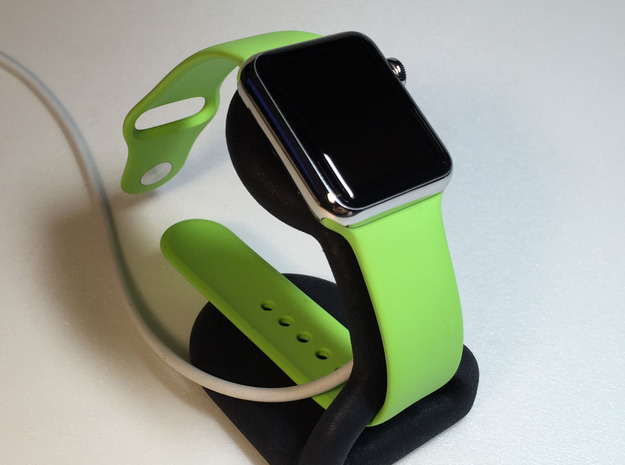 Apple Watch Charging Stand in Black Natural Versatile Plastic
