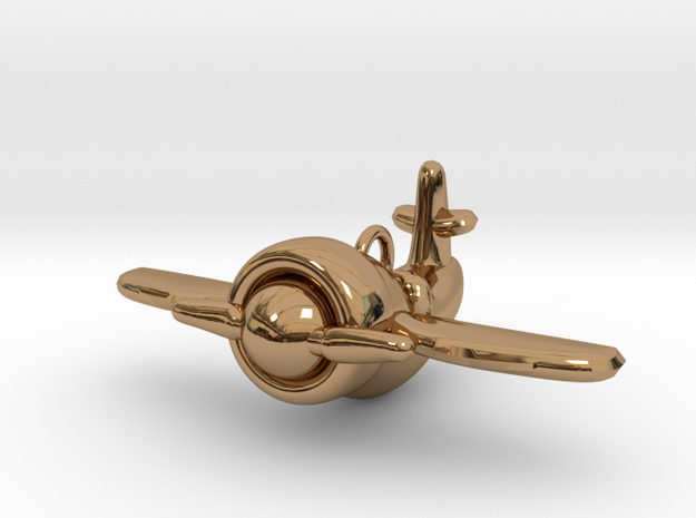 Plane in Polished Brass