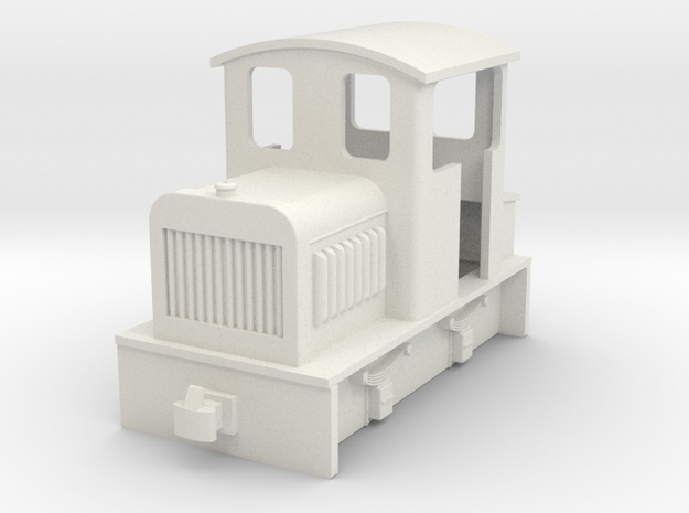 009 small Endcab diesel 1  in White Natural Versatile Plastic