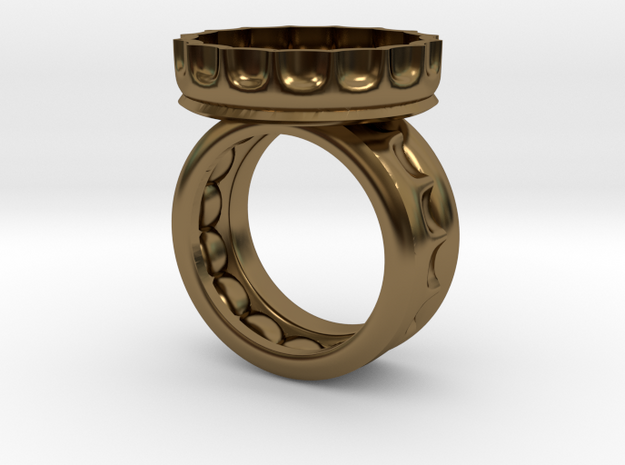 Beer Ring 9.5 in Polished Bronze