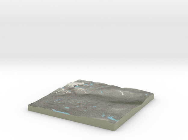 Terrafab generated model Mon Jun 29 2015 09:52:06  in Full Color Sandstone