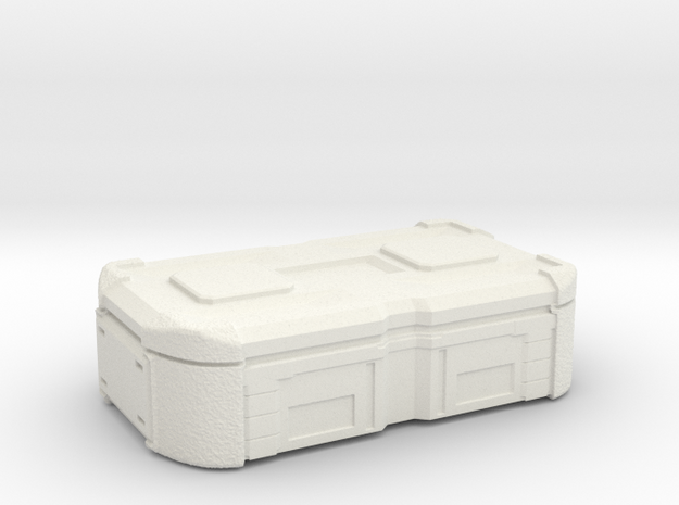 sci fi cargobox protector case in White Natural Versatile Plastic