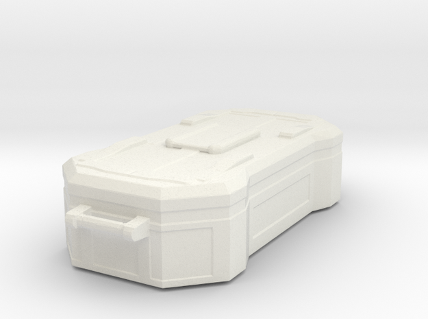sci fi cargobox  in White Natural Versatile Plastic