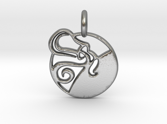Astrology Zodiac Aquarius Sign in Silver is shining