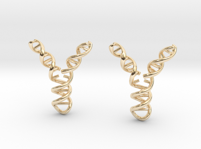 Replicating DNA Earrings