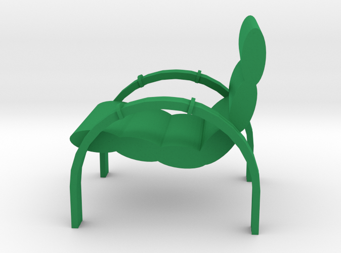 Lawn Chair for the Patio, Retro Style, Green