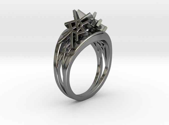 Voronoi Twin Ring (001)