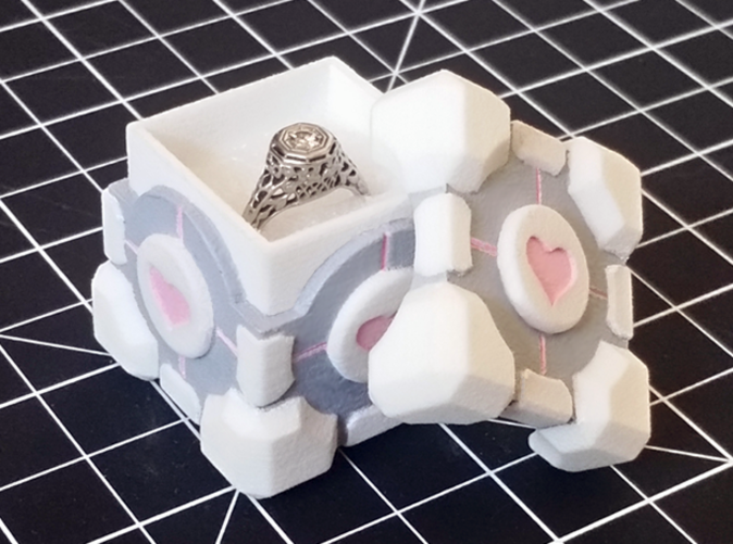 Portal Companion Cube Gift Box