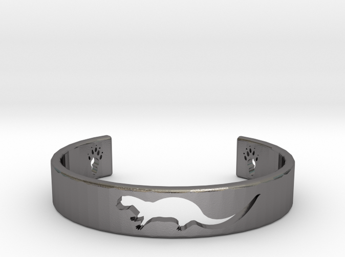 Otter Bracelet in Polished Nickel Steel