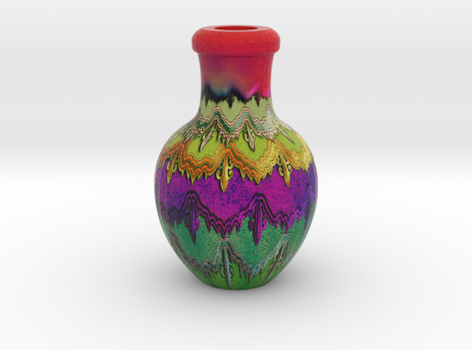 little vase with texture