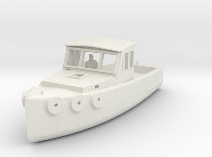 Osborn Models - Northumberland Strait 45' Lobster Boat - HO-Scale 1:87  Scale Wooden Model Kit - 1123