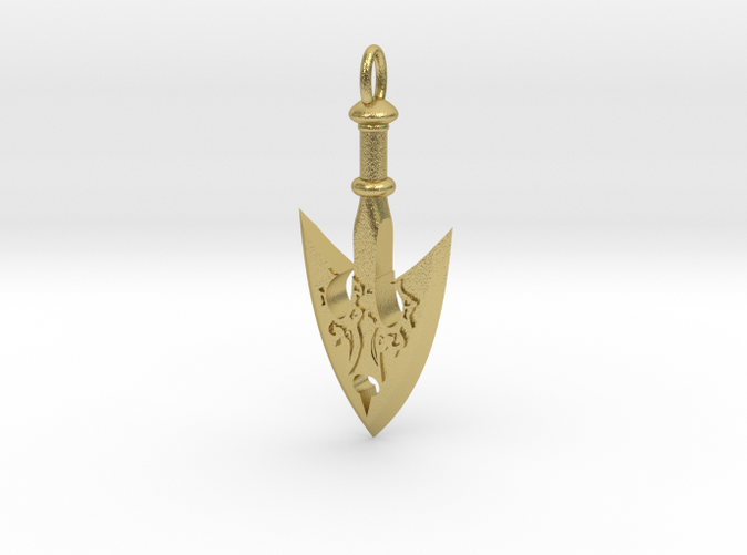 JoJo's Bizarre Adventure Golden Wind Accessory 2 Pendant Golden Arrow  Necklace | eBay