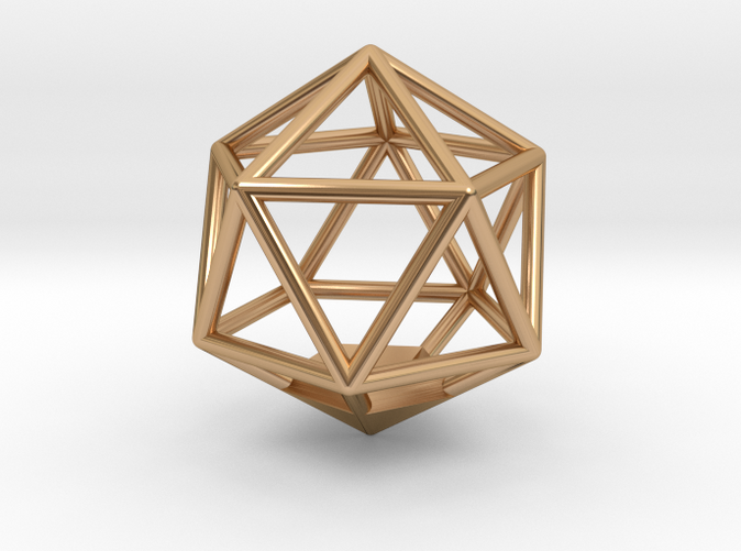 Icosahedron Pendant -  Render