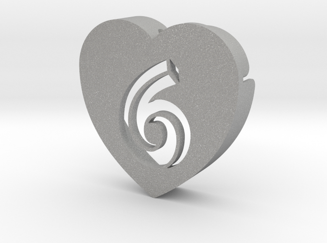 Heart shape DuoLetters print 6