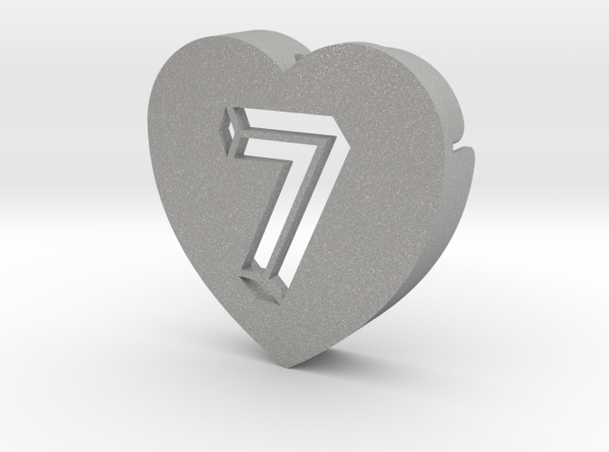 Heart shape DuoLetters print 7